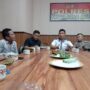 Coffe Morning Polres Kepulauan Aru bersama wartawan di Mapolres, Dobo, Kamis (20/7)