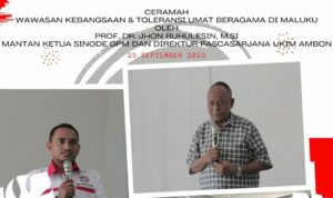 Prof. John Ruhulessin Beri Kuliah Umum di Unlesa