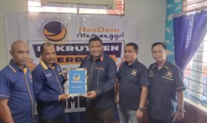 Ririmasse, Bacalon Wali Kota Ambon Pertama Ambil Formulir Pendaftaran di NasDem