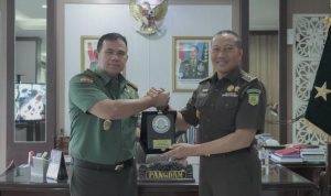 Pangdam Pattimura Terima Kunjungan Jaksa Agung Muda Pidana Militer