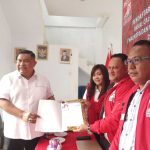 Agus Ririmasse mendaftar di PSI Kota Ambon. -F:MP/ sp.com-
