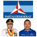 KOLOSE FOTO LogoPartai Demokrat, Murad Ismail dan Michael Wattimena.
