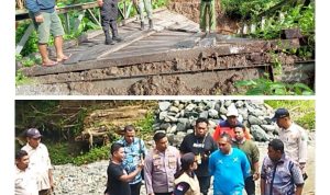 Jembatan Wai Liang Ambruk, Kaibobu Terisolasi; Jais Ely Bergerak Cepat