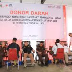 Kejati Maluku Gelar Donor Darah dan HUT Ikatan Adhyaksa Dharmakarini ke- 24