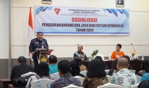 Dinas Pendidikan Gelar Sosialisasi PBJ Satuan Pendidikan