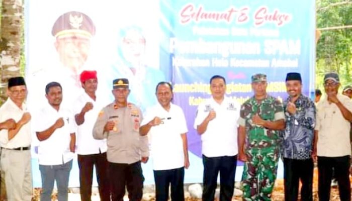 Air Bersih Masuk Holo, Sahubawa Letakan Batu Pertama SPAM