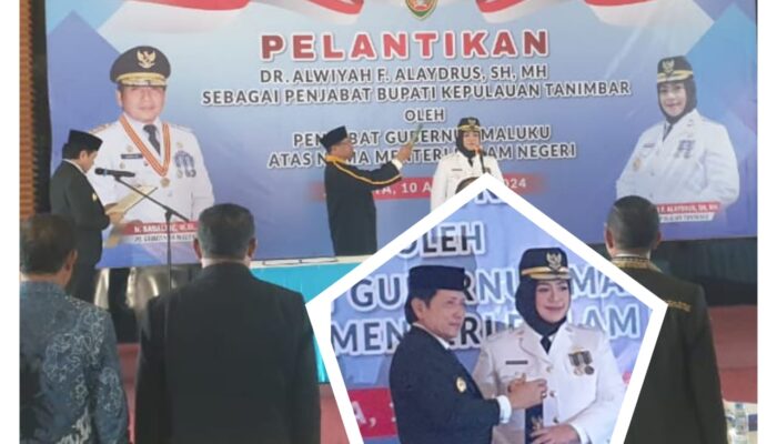 Alaydrus Resmi Jabat Bupati Kepulauan Tanimbar