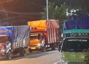 Warga Mengeluh, Mobil Truk  Penuhi Jalan Seputran Pelabuhan Ferry Galala