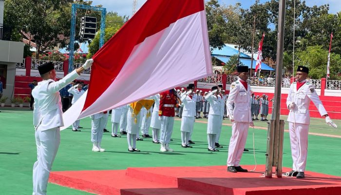 Pj Bupati KKT Jadi Irup Perdana HUT Kemerdekaan RI ke-79