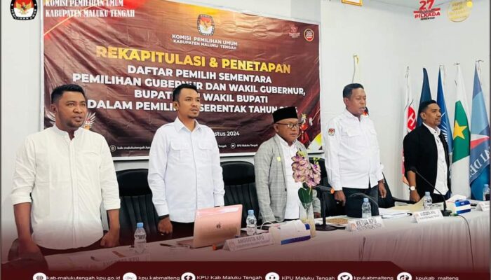 KPU Maluku Tengah Tetapkan 691 TPS Pilkada 2024