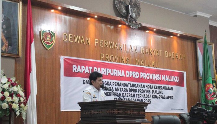 Pj Gubernur Maluku Hadiri Penandatangan KUA PPAS 2025