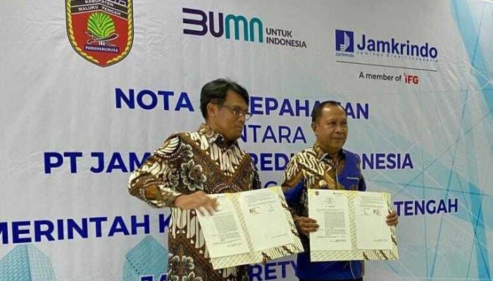 Pemkab Malteng dan Jamkrindo Teken MoU Jasa Surety Bond