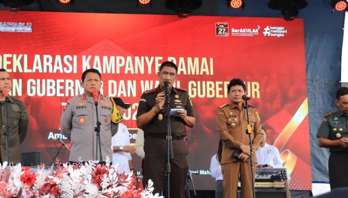 Ini Deklarasi Kampanye Pilgub Damai di Maluku