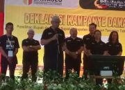 Deklarasi Kampanye Damai Berlangsung Tegang, PRoJO Tampil Elegan