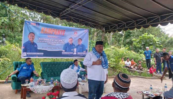 Warga  Air Besar Siap Menangkan Agus Ririmasse-Novan