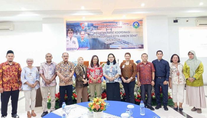 Dinkes Gelar Rakor Penyelenggaraan Kota Ambon Sehat