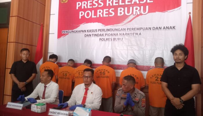 Setahun Polres Buru Tangani 36 Kasus; Kekerasan Seksual Anak Jadi Atensi