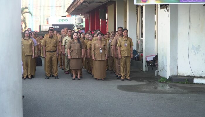 Pimpin Apel Pagi Wattimena Ingatkan segera Berlakukan Efisiensi