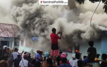 Kebakaran Kantor PDAM Masohi