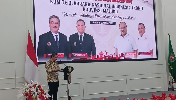 Gubernur Harap Pengurus KONI Maluku Bangkit dari Keterpurukan