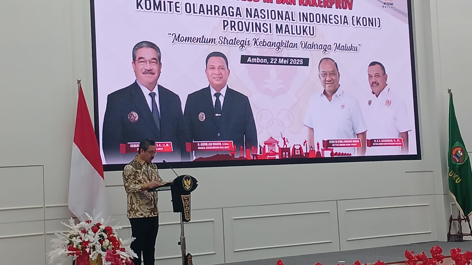Pelantikan KONI Maluku
