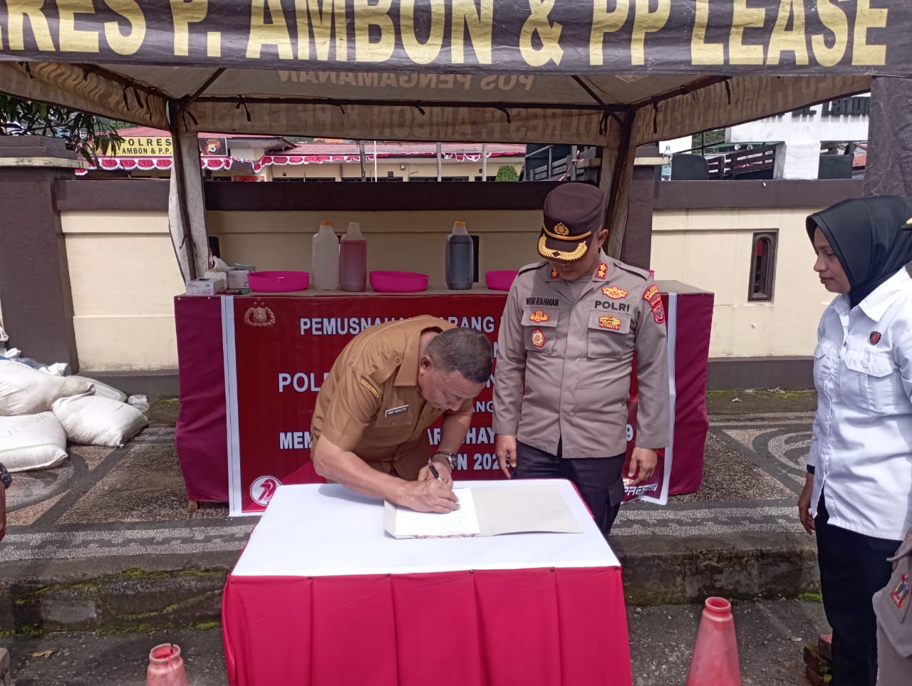 Berita Acara Pemusnahan