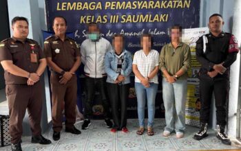 Kalah di Tingkat Kasasi, Kejari KKT Eksekusi 4 Terpidana Tipikor SPPD BPKAD ke Penjara