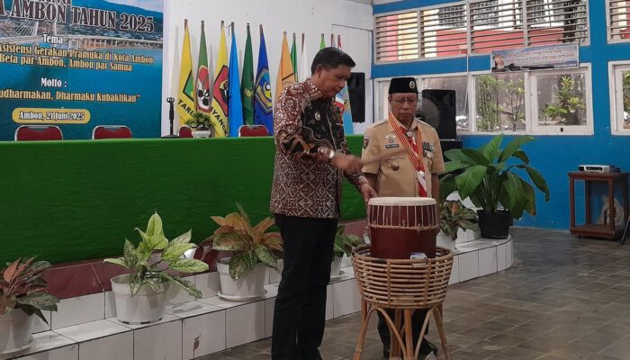 Walikota Buka Muscab Gerakan Pramuka Kota Ambon