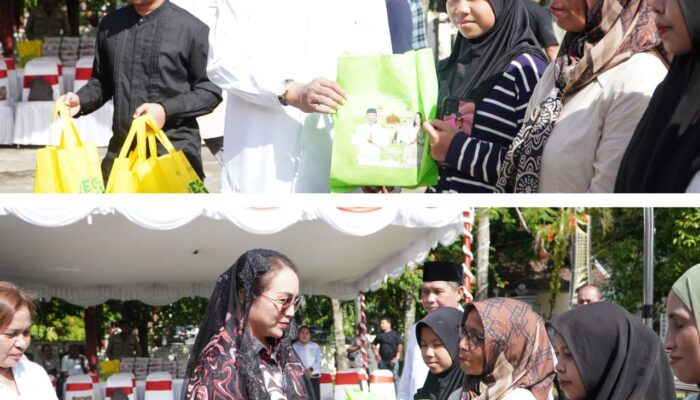 Majelis Taklim Al-Madinah & TP-PKK Ambon Bagi 200 Paket Daging Hewan Kurban
