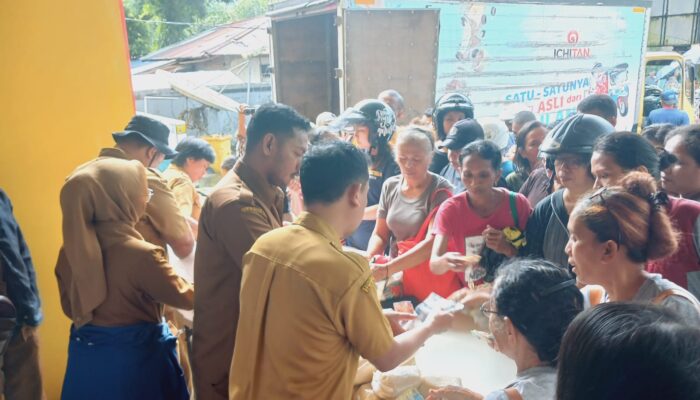 Pemkot Ambon Gelar Operasi Pasar di Kecamatan Nusaniwe 