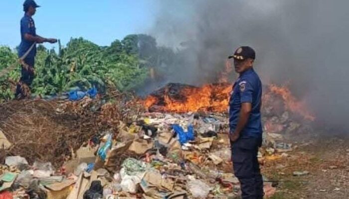 TPA Terbakar, Fatlolon: Tak Ada Aktivitas Bakar Sampah di TPA Open Dumping