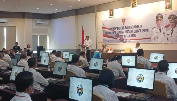 Pejabat Eselon II Pemkot Ambon Ikut Uji Kompetensi dan Evaluasi Kinerja