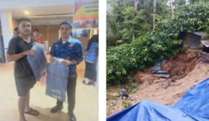 Bantuan dan Titik longsor
