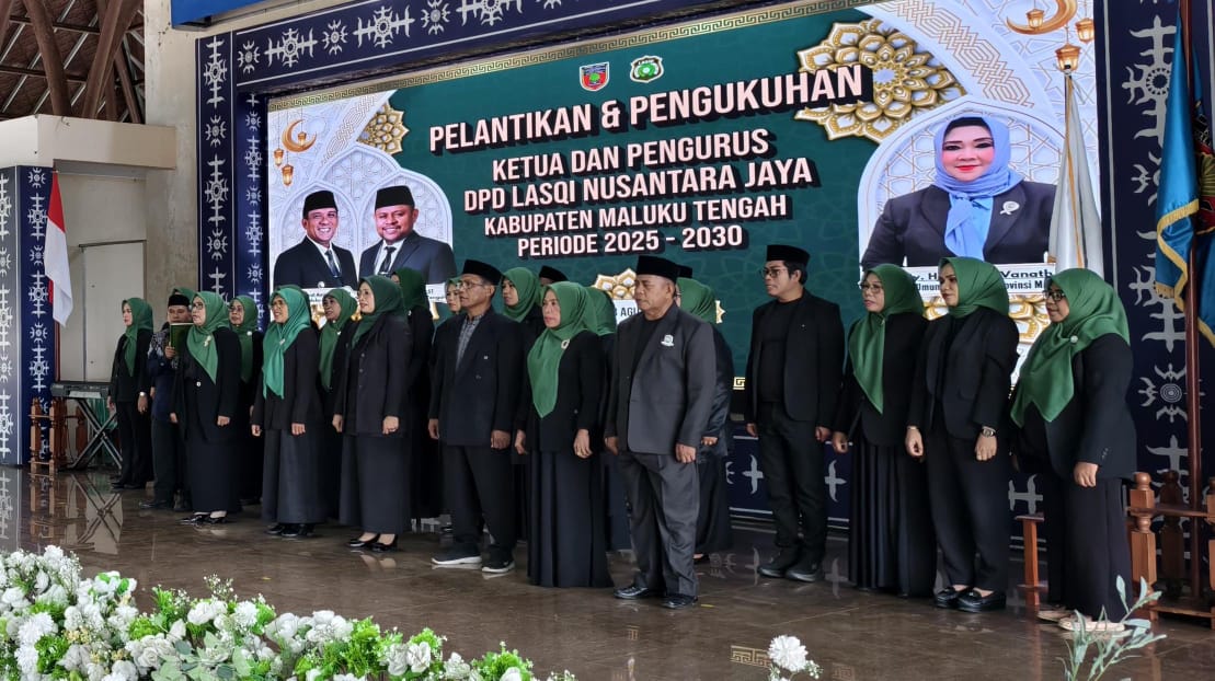 Pelantikan LASQI Maluku Tengah