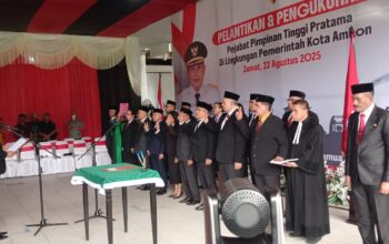 Pelantikan Pejabat Pemkot