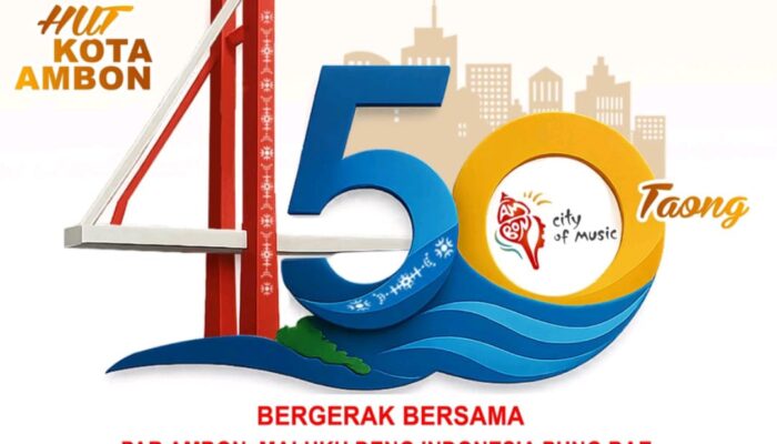 Pemkot Rilis Logo HUT Kota Ambon Ke-450, Ini Maknanya