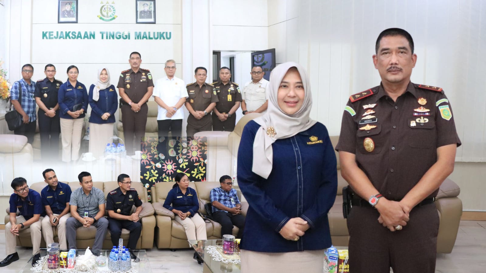 Silaturahmi Kajati dan Kakanwil Bea Cukai Maluku