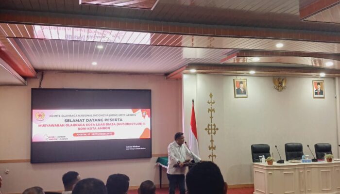 KONI Ambon Gelar Musorkotlub II, Fokus Benahi Organisasi dan Persiapan Atlet