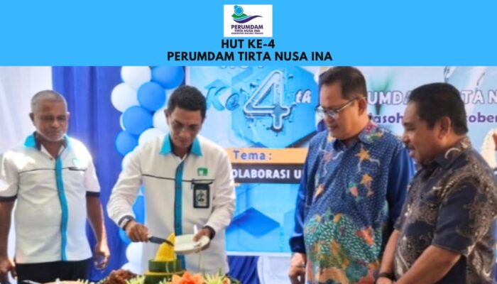 Tirta Nusa Ina Raih WTP di HUT Ke-4