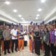 Wakapolresta Ambon Hadiri Penyerahan Trofi Lomba Gerak Jalan Indah Amboina 2025