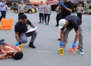 Polresta Ambon Gelar Simulasi Quick Respon 110, Uji Kesiapsiagaan Personel Hadapi Situasi Darurat