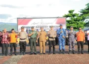 Polda Maluku dan Polresta Ambon Gelar Apel Kesiapsiagaan Tanggap Darurat Bencana di Lapangan Tahapary