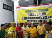 Dramatis, Sangadji Mundur Umar Lessy Terpilih Aklamasi Ketua Golkar Maluku