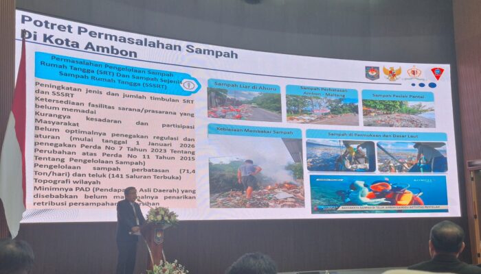 Ambon Darurat Sampah, Ini Presentasi Walikota Ambon di Kemendagri dan Lemhanas