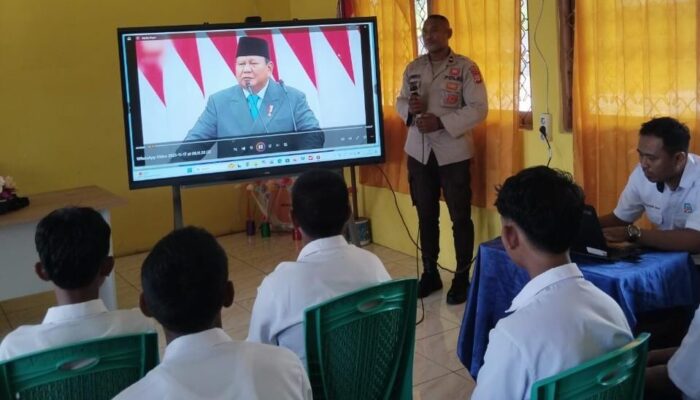 Polresta Ambon Ajak Pelajar SMP Lanjut di SMA Kemala Taruna Bhayangkara