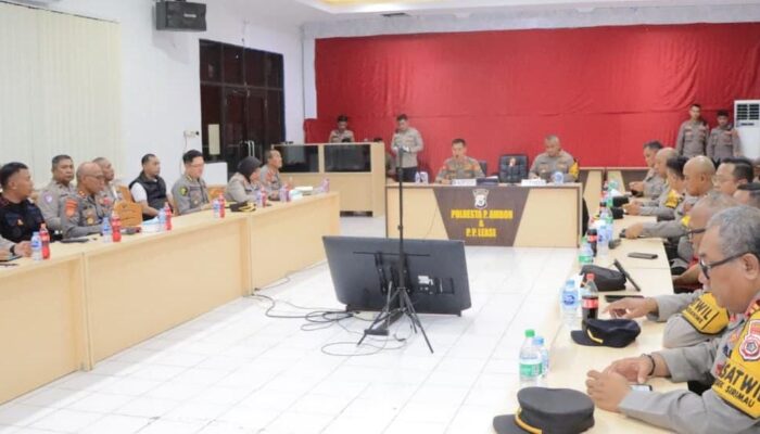 Kapolda Maluku Cek Kesiapan Polresta Ambon Gelar Operasi Lilin