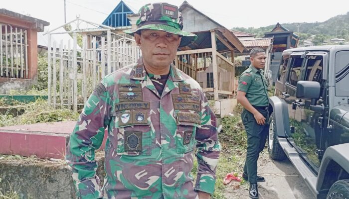 Jelang Hari Juang Kartika, Kodam XV/ Pattimura Baksos di TPU Benteng
