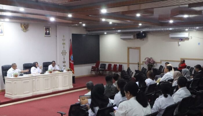 Pemkot Ambon Gelar Rakor TPID, Pastikan Stok Sembako Aman Jelang Ramadhan