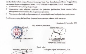 Pernyataan Kesepakatan