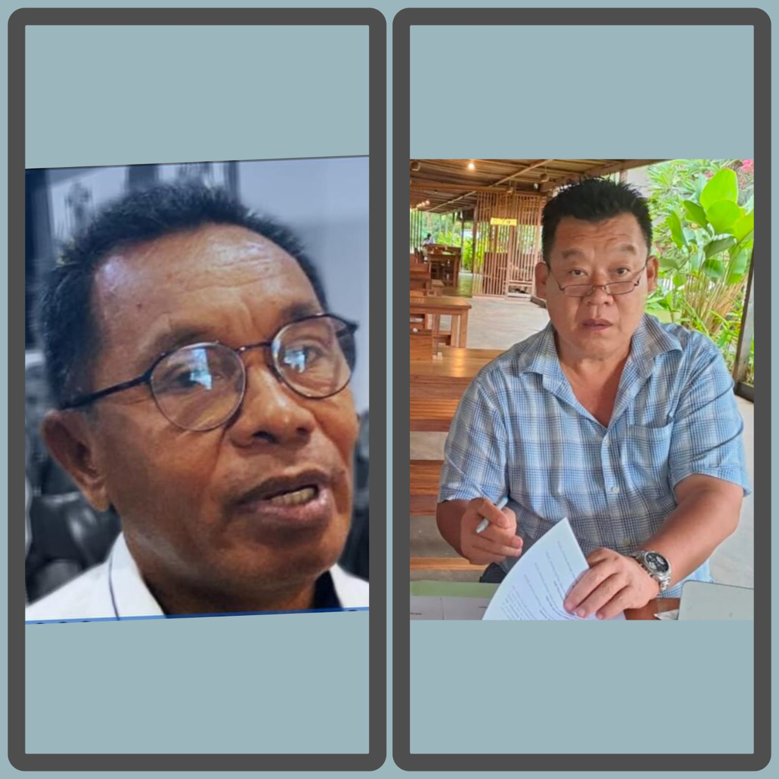 Petrus Fatlolon dan Agus Theodorus